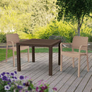 Melody Quartet asztal sötétbarna