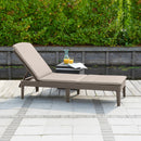 Jaipur kerti nyugágy párnával cappuccino