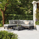 Elements full kerti bútor szett grafit