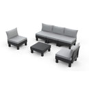Elements full kerti bútor szett grafit