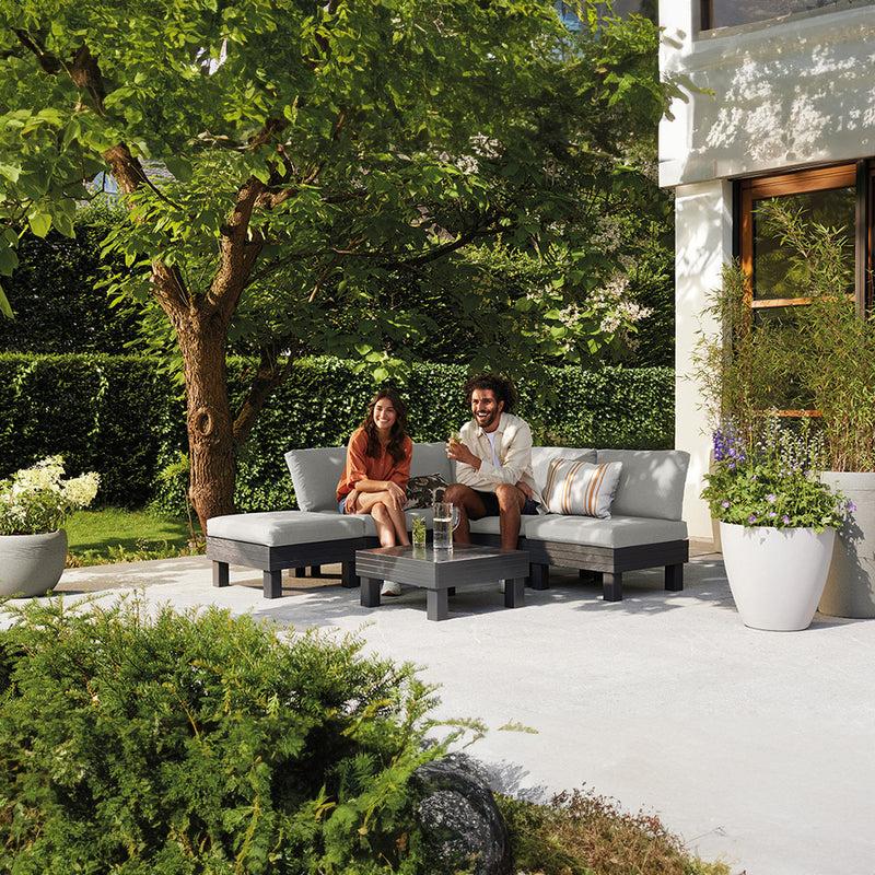 Elements full kerti bútor szett grafit