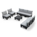 Elements II 8 személyes kerti bútor garnitúra grafit