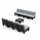 Elements II 8 személyes kerti bútor garnitúra grafit