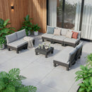 Elements II 7 személyes kerti bútor garnitúra grafit