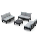 Elements II 6 személyes kerti bútor garnitúra grafit
