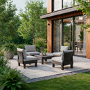 Elements II 4 személyes kerti bútor garnitúra grafit
