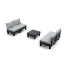 Elements II 4 személyes kerti bútor garnitúra grafit