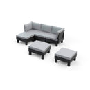 Elements IV 5 személyes kerti bútor garnitúra grafit