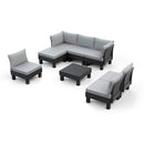 Elements IV 7 személyes kerti bútor garnitúra grafit