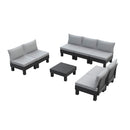 Elements IV 7 személyes kerti bútor garnitúra grafit
