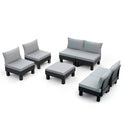 Elements IV 6 személyes kerti bútor garnitúra grafit