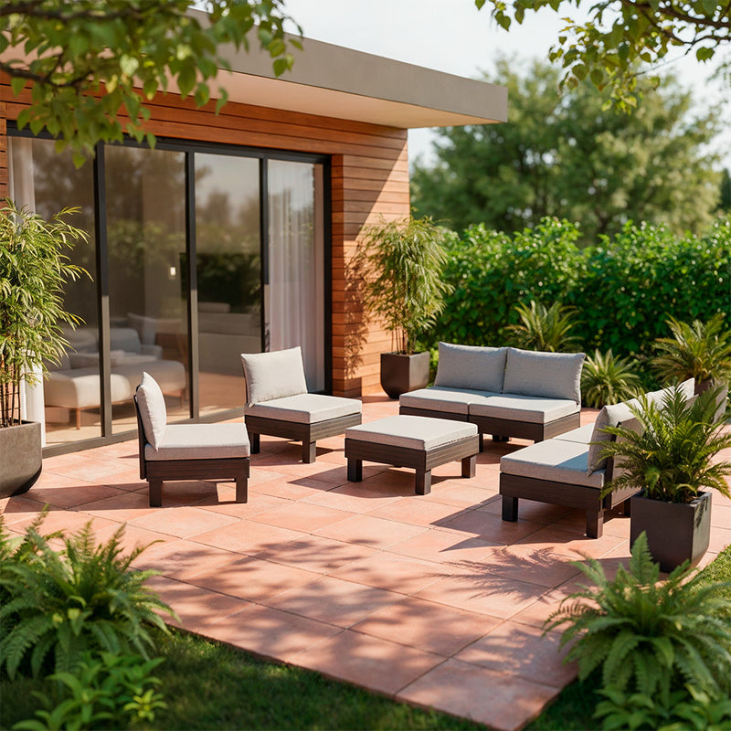 Elements IV 6 személyes kerti bútor garnitúra grafit