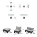 Elements IV 4 személyes kerti bútor garnitúra grafit