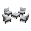 Elements V 4 személyes kerti bútor garnitúra grafit