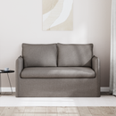 vidaXL Kanapé Tópszínű 136 x 82 x 85 cm szövet
