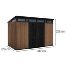 Signature PENT 11x7 műanyag kerti ház velencei barna