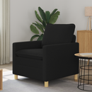 vidaXL Kanapé Fekete 76 x 81 x 87,5 cm Szövet