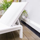 Mallorca műanyag napozóágy fehér