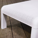 Mallorca műanyag napozóágy fehér