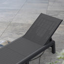 Mallorca műanyag napozóágy grafit