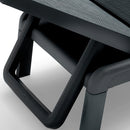 Mallorca műanyag napozóágy grafit