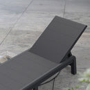 Formentera műanyag napozóágy grafit