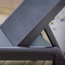 Formentera műanyag napozóágy grafit