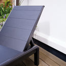 Formentera műanyag napozóágy grafit