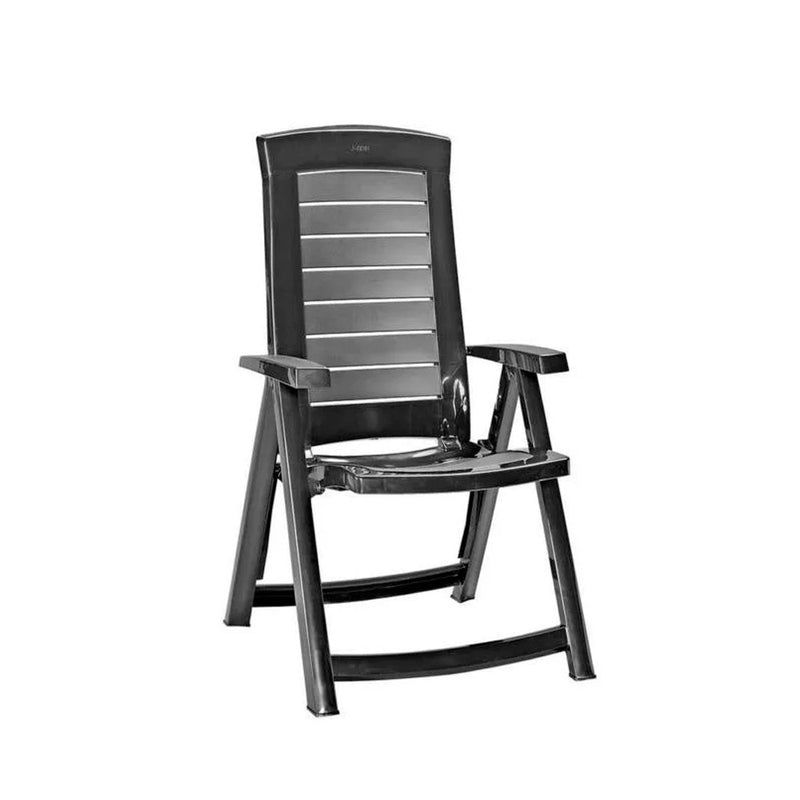 Portico 4+1 kerti bútor garnitúra szett dió-grafit