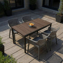 Romen 4+1 kerti bútor garnitúra szett dió-grafit