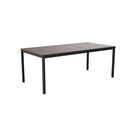 Porto 200 műanyag kerti asztal dió