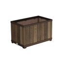 Deco tégla alakú műanyag virágláda 81 L dió