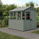 Potting shed kültéri műanyag ház zöld