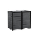 Hide away kültéri szemetes tároló 240 l  szürke