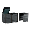 Hide away kültéri szemetes tároló - kiegészító elem 240 L szürke