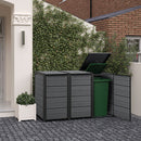 Hide away kültéri szemetes tároló - kiegészító elem 240 L szürke