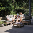 Elements full kerti bútor szett dió-zöld