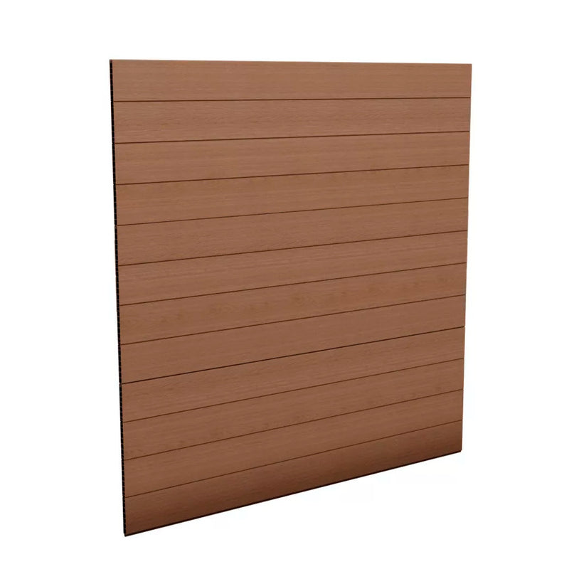 Fence evotech műanyag famintás kerítéspanel csomag barna