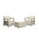Scandi Balcony linea set kerti bútor garnitúra kavicsszürke-bézs