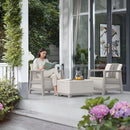 Scandi Balcony linea set kerti bútor garnitúra kavicsszürke-bézs