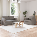 vidaXL Kanapé Szett 2 pcs Tópszínű 144 x 80 x 85 cm szövet