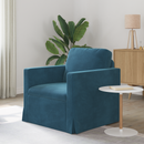 vidaXL Kanapé Kék 78 x 78 x 80 cm Bársony