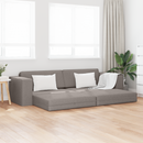 vidaXL Kanapéágy Tópszínű 245 x 78 x 77 cm szövet