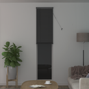 vidaXL Zsaluzia Ezüst Szürke 213 x 50 cm 25 mm PVC