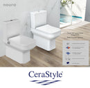 CeraStyle NOURA monoblokk WC - BEÉPÍTETT bidé funkcióval - 62 cm