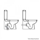 CeraStyle NOURA monoblokk WC - BEÉPÍTETT bidé funkcióval - 62 cm