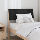 vidaXL Kárpitozott fejtámla Fekete 75 cm Tömör fenyőfa