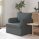vidaXL Kanapé Sötétszürke 84 x 80 x 85 cm szövet