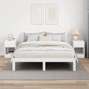 vidaXL Végasztal 2 pcs Fehér 30,5 x 30 x 45 cm Faanyag