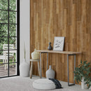 vidaXL barna fa megjelenésű PVC fali panel 2,06 m²